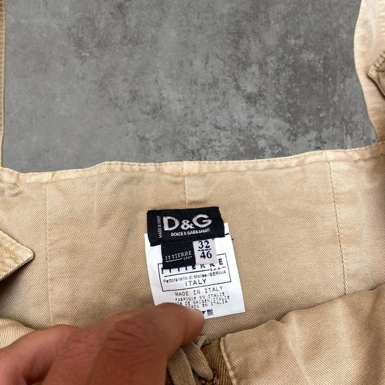 DOLCE AND GABBANA CARGO CORSET TOP