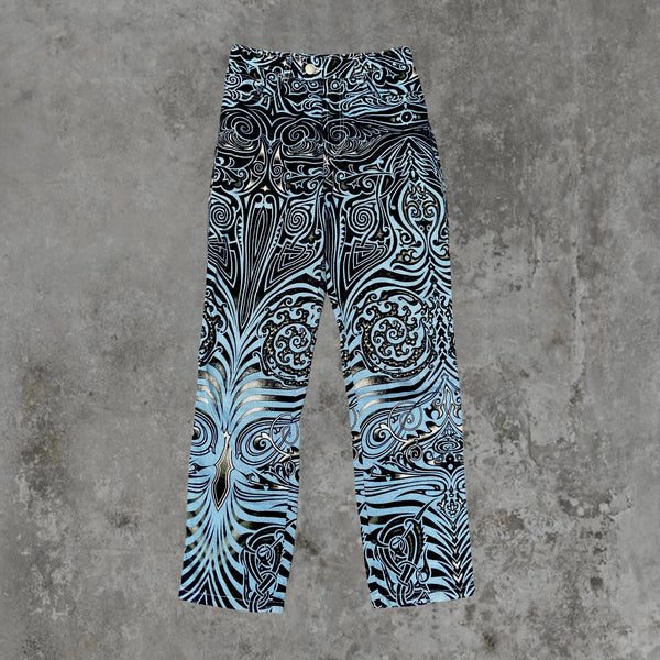 JEAN PAUL GAULTIER SS1996 TRIBAL PRINT TROUSERS