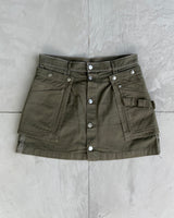 DIESEL REMOVABLE CARGO MINI SKIRT - W28"