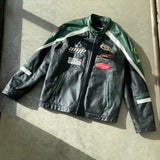 NASCAR RACER LEATHER JACKET - XL