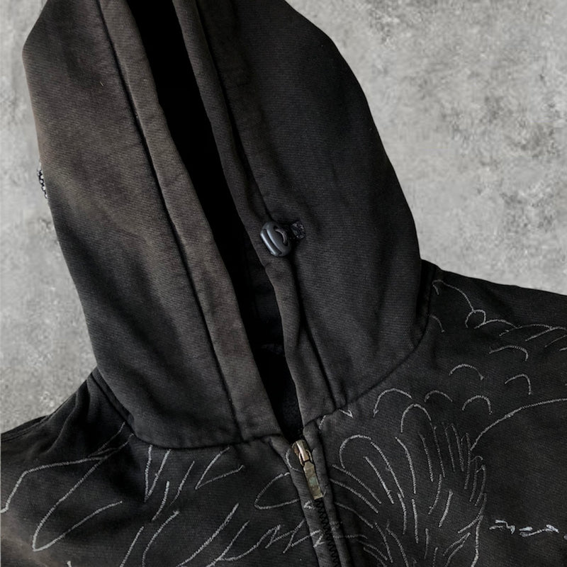 Maharishi Heavyweight Cotton Embroidered Hoodie