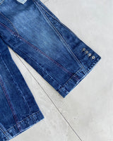 DIESEL DENIM CARGO 3/4 LENGTH CAPRIS - W29"