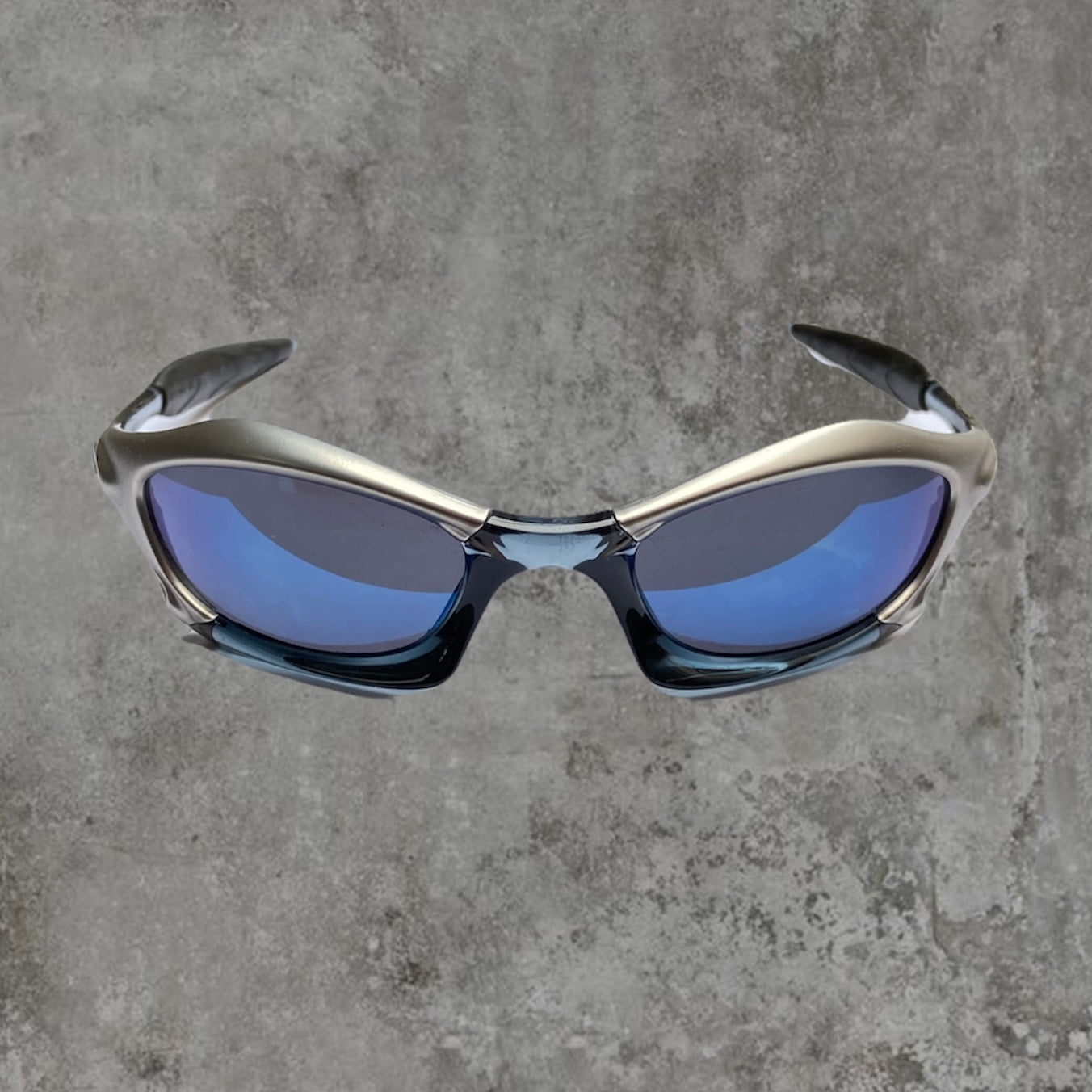 OAKLEY CRYSTAL BLACK ICE IRIDIUM SPLICE SUNGLASSES