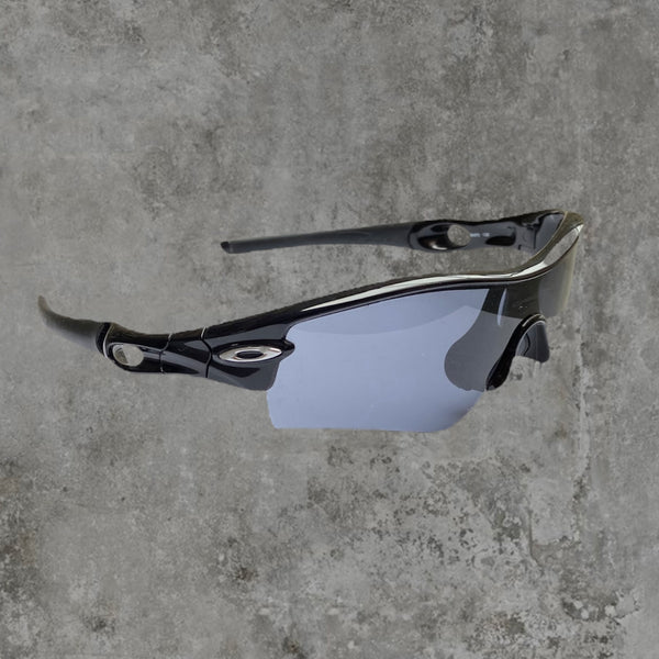 OAKLEY BLACK VISOR RIMLESS SUNGLASSES