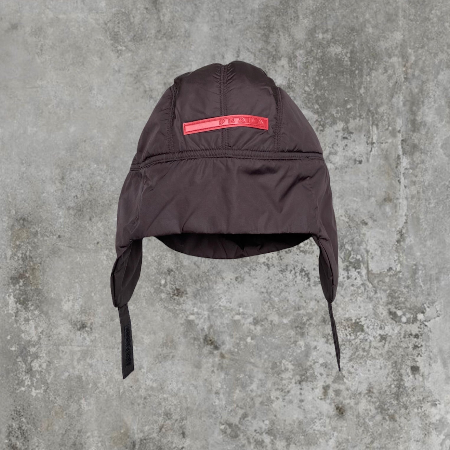 PRADA SPORT NYLON EAR FLAP TRAPPER HAT - EARLY 00'S