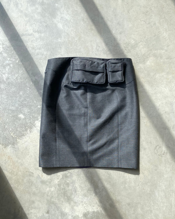 JEAN PAUL GAULTIER 3D POCKET CARGO SKIRT - UK14