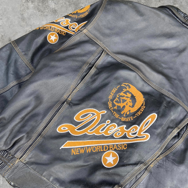 DIESEL 90'S LEATHER JACKET - XL – BAD MOUTH*