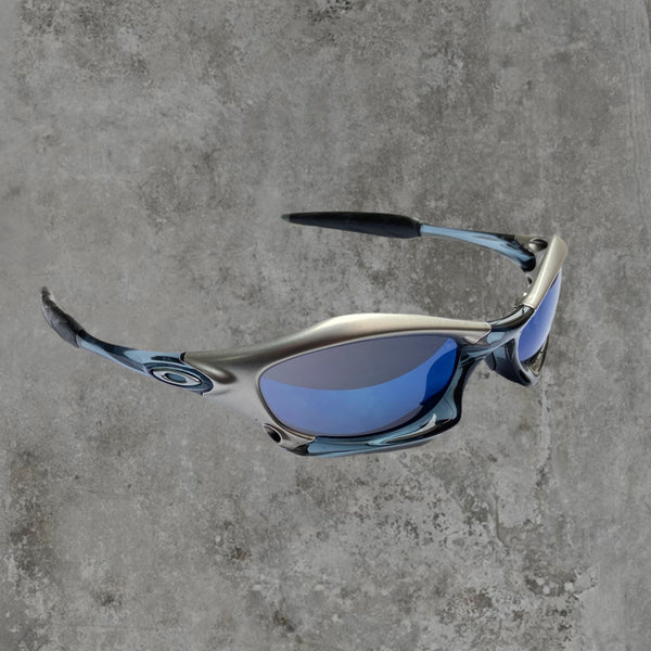 OAKLEY CRYSTAL BLACK ICE IRIDIUM SPLICE SUNGLASSES