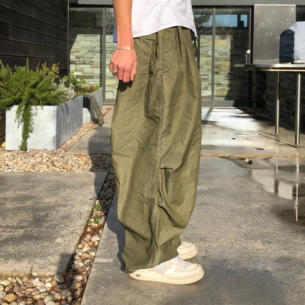 1990s Vintage Military Overpants - Olive Green