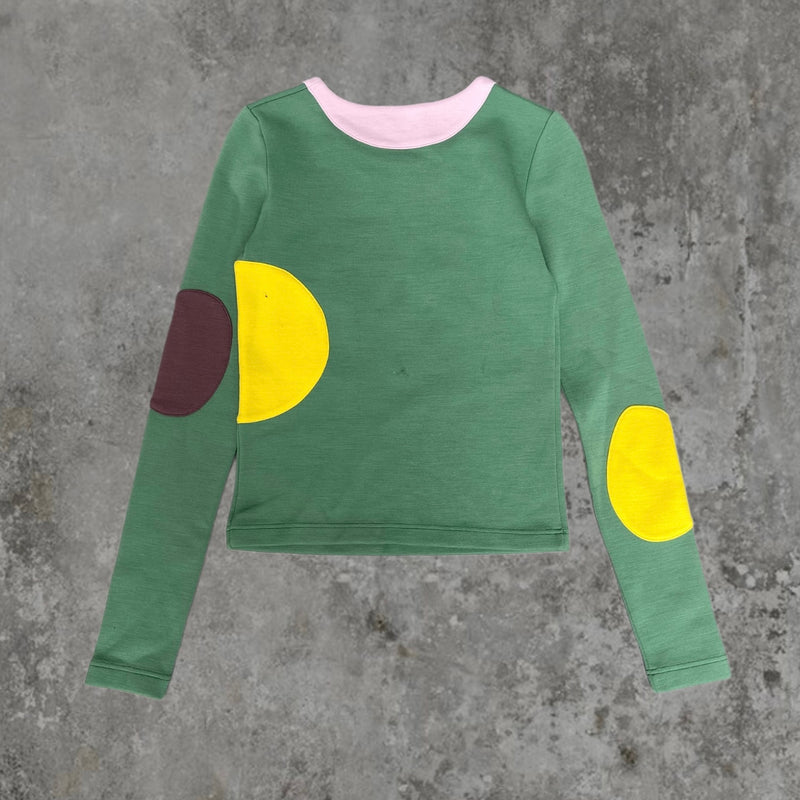 MARNI 'CIRCLES' LONG SLEEVE TOP - S