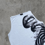 MISS SIXTY LIPS GRAPHIC TANK TOP