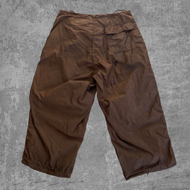 1990S VINTAGE MILITARY OVERPANTS - BROWN