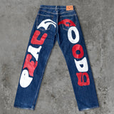 EVISU "PEACE GOODS" SELVEDGE JEANS - W30