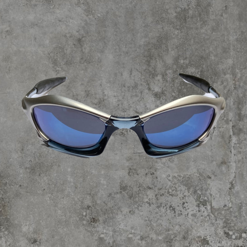 OAKLEY CRYSTAL BLACK ICE IRIDIUM SPLICE SUNGLASSES