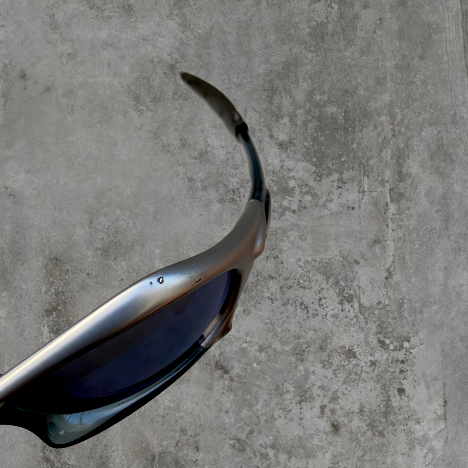 OAKLEY CRYSTAL BLACK ICE IRIDIUM SPLICE SUNGLASSES