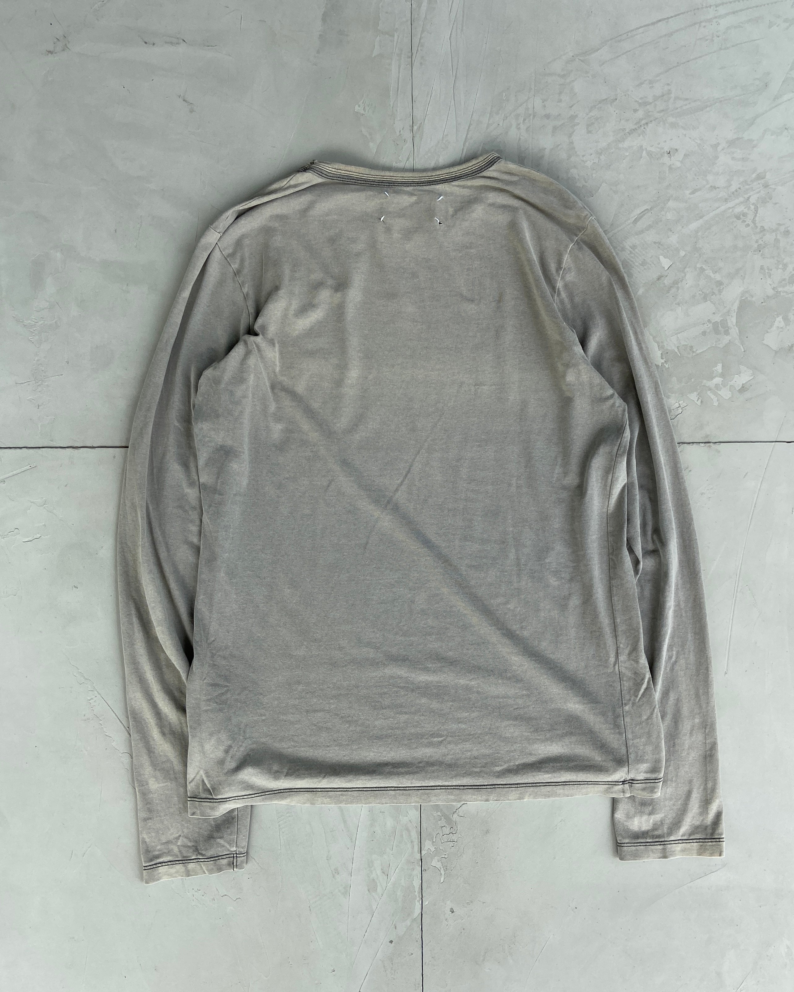 MAISON MARGIELA LONG SLEEVE TEE - L